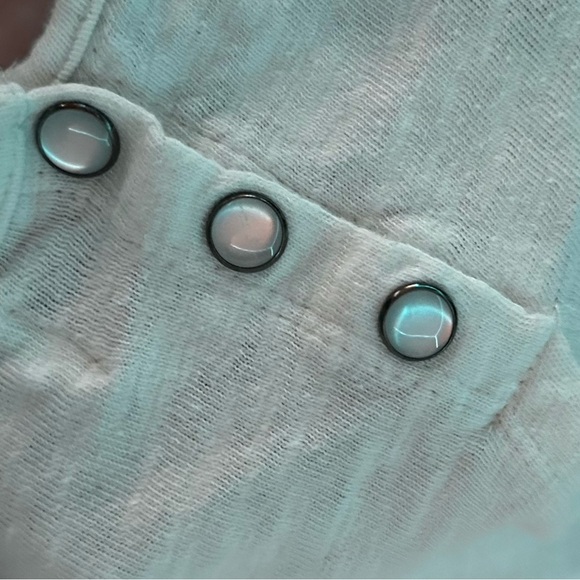 Vintage Havana Cream Cap Sleeve Crop Blouse - Picture 5 of 5